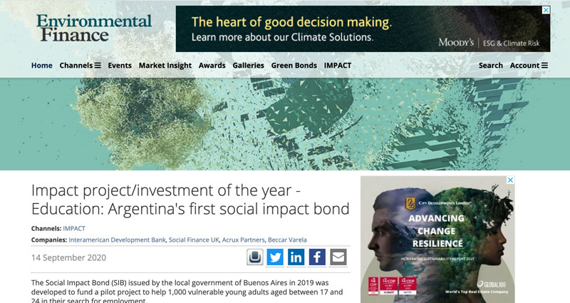 Environmental finance